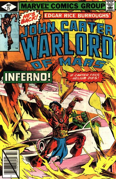John Carter Warlord of Mars 1977 #25 - 4.0 - $2.00