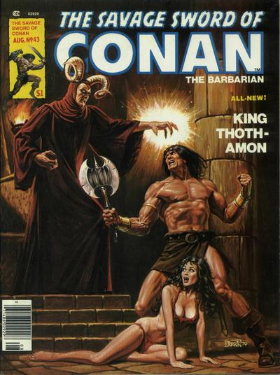 The Savage Sword of Conan 1974 #43 - 3.5 - $3.50