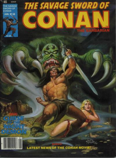 The Savage Sword of Conan 1974 #48 - 3.5 - $3.50