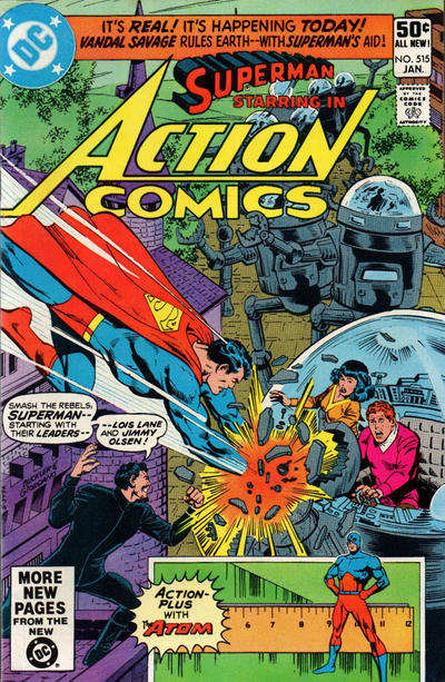 Action Comics 1938 #515 Direct ed. - 8.0 - $6.00