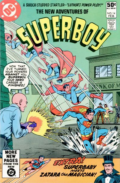 The New Adventures of Superboy 1980 #14 Direct ed. - back issue - $2.50