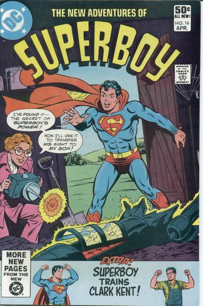 The New Adventures of Superboy 1980 #16 Direct ed. - back issue - $2.00