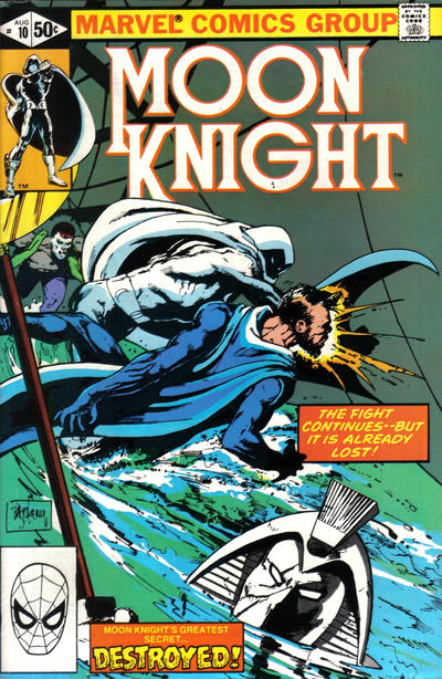 Moon Knight 1980 #10 Direct ed. - 5.5 - $6.50