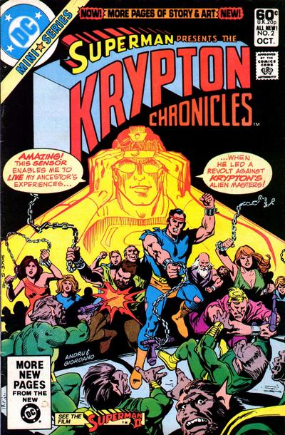Krypton Chronicles 1981 #2 Direct ed. - back issue - $1.50