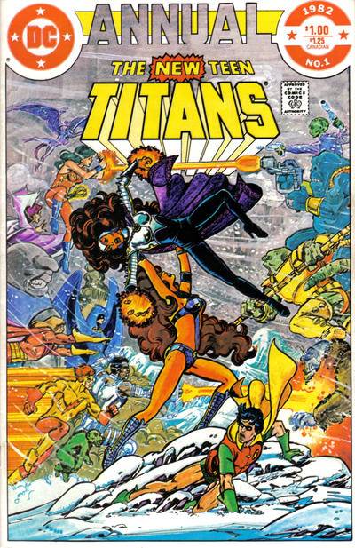 The New Teen Titans Annual 1982 #1 Direct ed. - back issue - $3.00