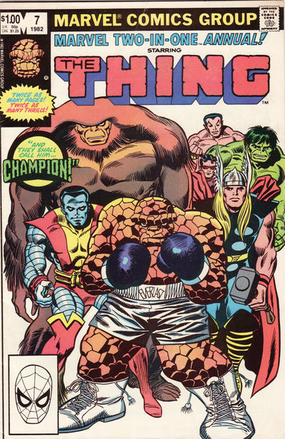 Marvel Two-in-One Annual 1976 #7 Direct ed. - back issue - $4.25
