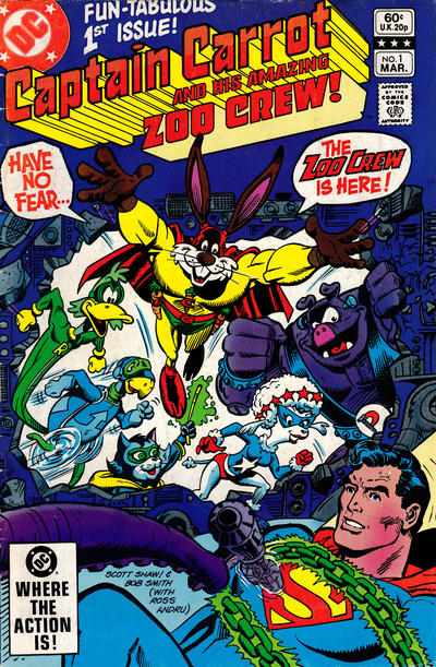 Captain Carrot and His Amazing Zoo Crew! 1982 #1 Direct ed. - back issue - $2.00