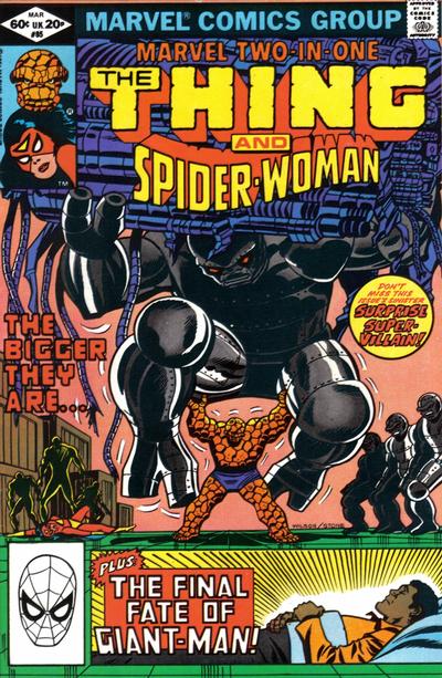 Marvel Two-in-One 1974 #85 Direct ed. - back issue - $2.25