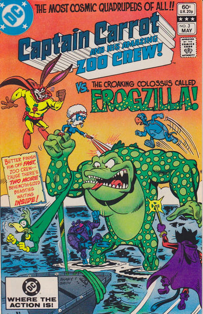 Captain Carrot and His Amazing Zoo Crew! 1982 #3 Direct ed. - back issue - $1.25
