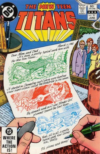 The New Teen Titans 1980 #20 Direct ed. - back issue - $2.75