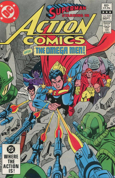 Action Comics 1938 #535 Direct ed. - back issue - $3.50