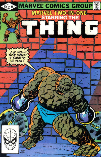 Marvel Two-in-One 1974 #91 Direct ed. - back issue - $1.50