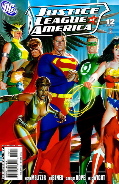 Justice League of America 2006 #12 Direct Sales - Left Side of Cover - back issue - $3.25