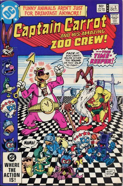 Captain Carrot and His Amazing Zoo Crew! 1982 #8 Direct ed. - back issue - $2.25