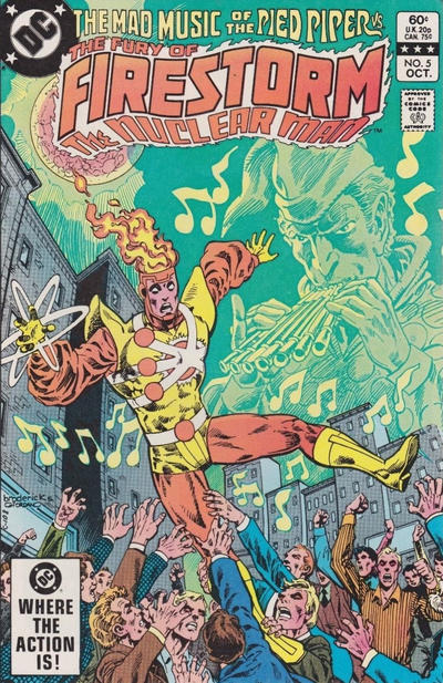 The Fury of Firestorm 1982 #5 Direct ed. - back issue - $2.50