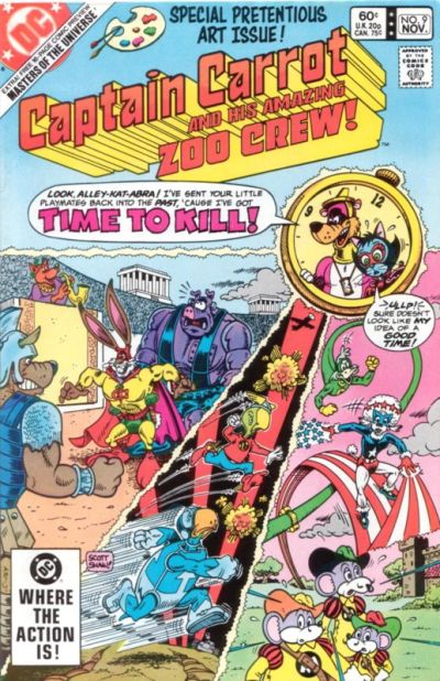 Captain Carrot and His Amazing Zoo Crew! 1982 #9 Direct ed. - back issue - $2.50