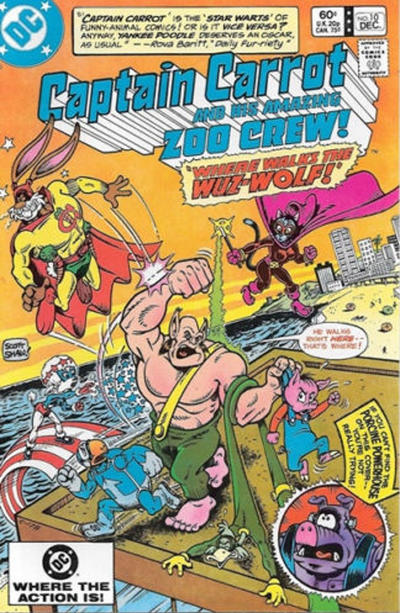 Captain Carrot and His Amazing Zoo Crew! 1982 #10 Direct ed. - back issue - $2.25