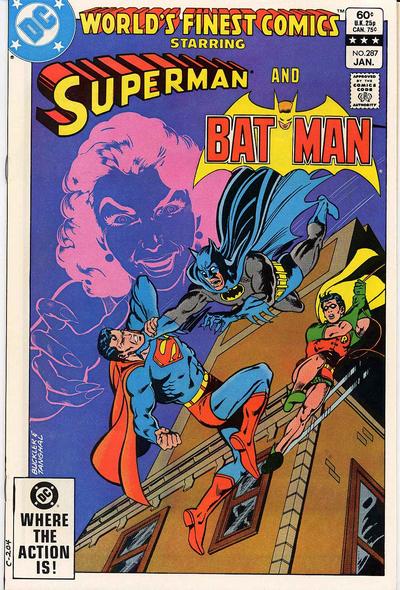 World's Finest Comics 1941 #287 Direct ed. - back issue - $5.00