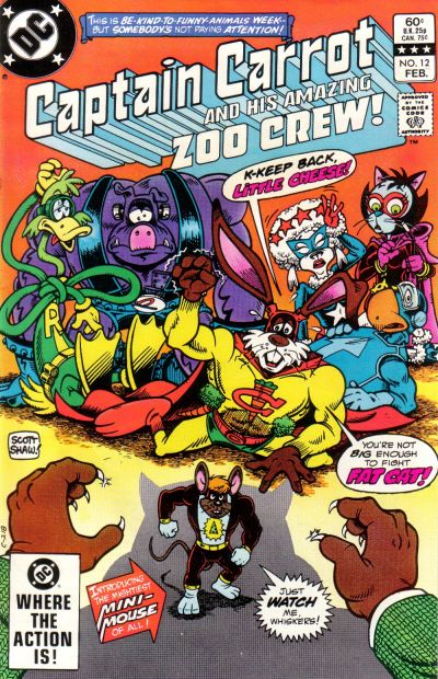 Captain Carrot and His Amazing Zoo Crew! 1982 #12 Direct ed. - back issue - $2.25