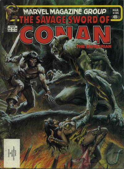 The Savage Sword of Conan 1974 #86 Direct ed. - 4.0 - $2.00