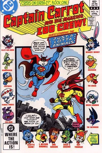 Captain Carrot and His Amazing Zoo Crew! 1982 #14 Direct ed. - back issue - $2.25