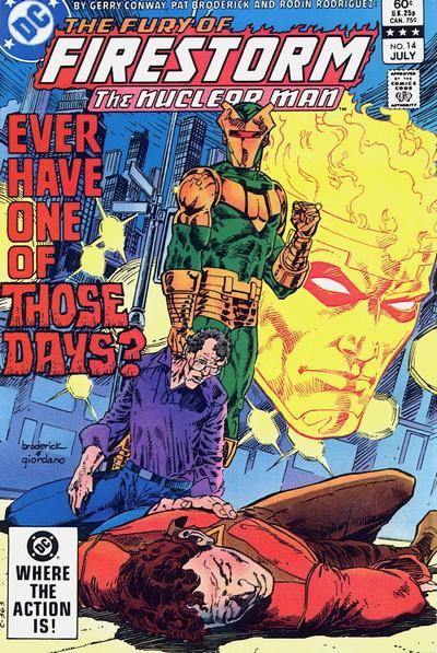 The Fury of Firestorm 1982 #14 Direct ed. - back issue - $3.25