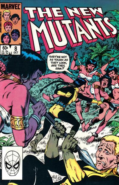 The New Mutants 1983 #8 Direct ed. - 7.0 - $5.00
