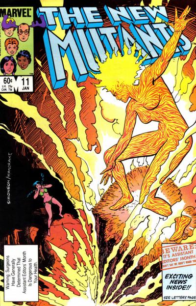 The New Mutants 1983 #11 Direct ed. - 7.5 - $3.25