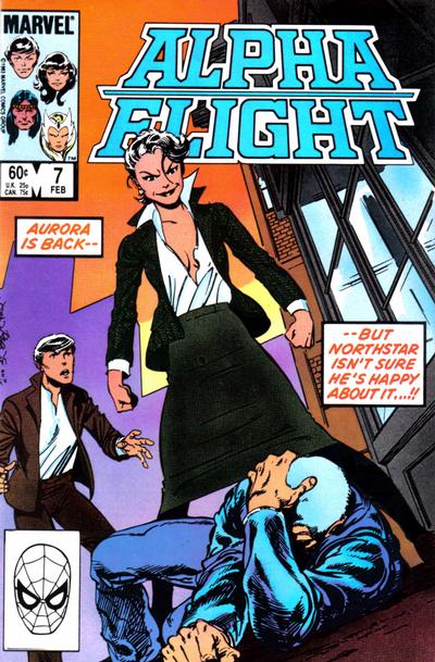 Alpha Flight 1983 #7 Direct ed. - back issue - $3.50
