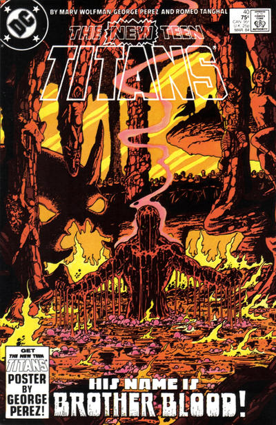 The New Teen Titans 1980 #40 Direct ed. - back issue - $4.00