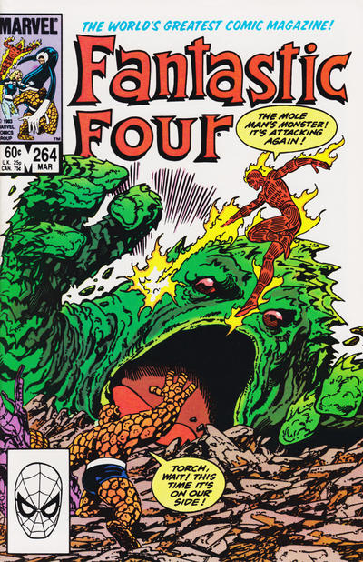 Fantastic Four 1961 #264 Direct ed. - 5.5 - $3.50
