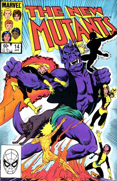 The New Mutants 1983 #14 Direct ed. - 6.0 - $15.00