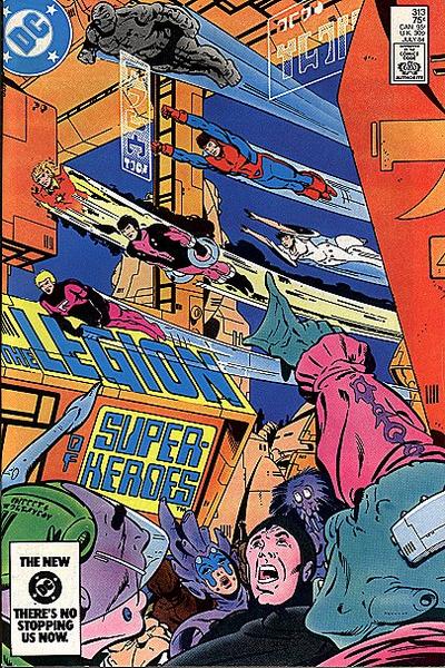 The Legion of Super-Heroes 1980 #313 Direct ed. - back issue - $3.25