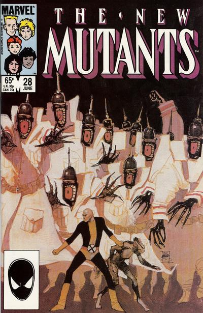 The New Mutants 1983 #28 Direct ed. - 5.0 - $2.00