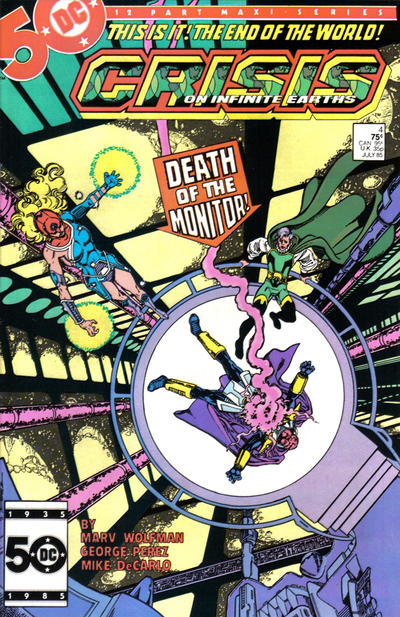 Crisis on Infinite Earths 1985 #4 Direct ed. - 5.5 - $5.50