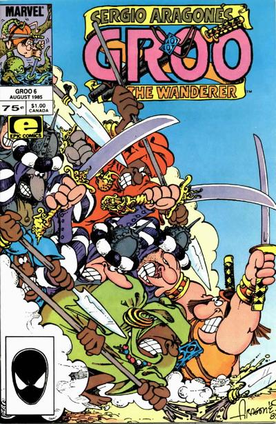 Sergio Aragonés Groo the Wanderer 1985 #6 Direct ed. - back issue - $2.00