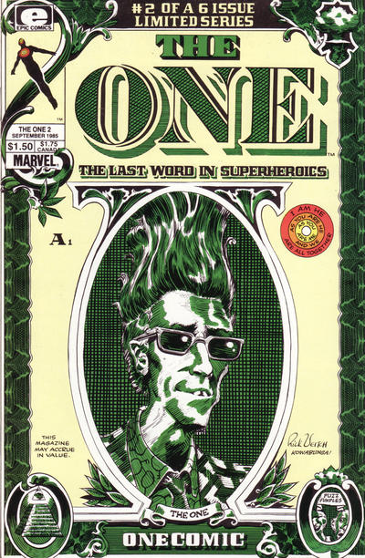 The One 1985 #2 - back issue - $2.50