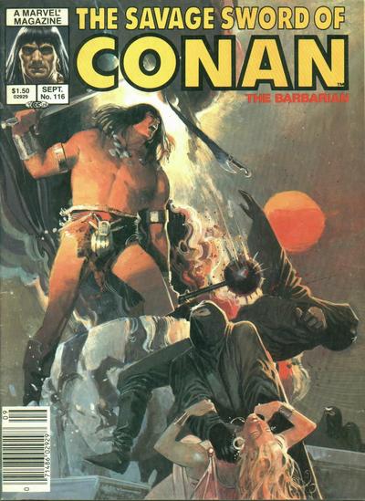 The Savage Sword of Conan 1974 #116 Newsstand ed. - 4.5 - $2.25