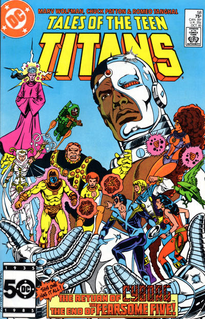 Tales of the Teen Titans 1984 #58 Direct ed. - back issue - $1.75