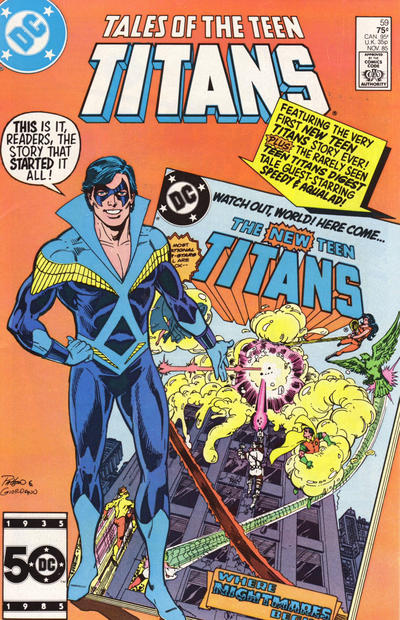 Tales of the Teen Titans 1984 #59 Direct ed. - back issue - $2.00