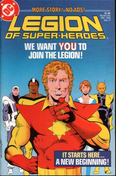 Legion of Super-Heroes 1984 #17 - back issue - $3.00