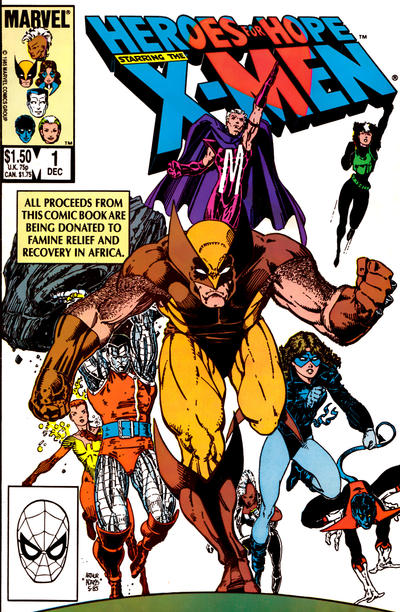 Heroes for Hope Starring the X-Men 1985 #1 Direct ed. - back issue - $6.00