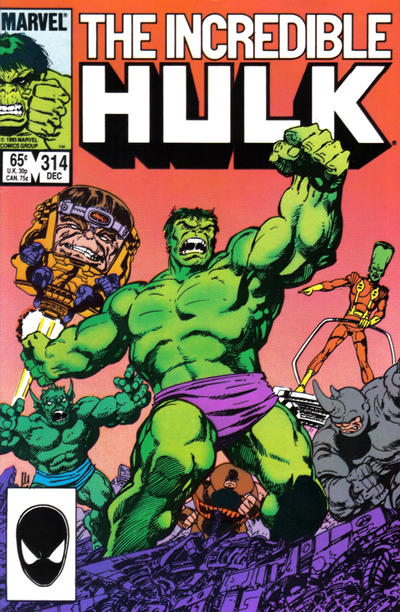 The Incredible Hulk 1968 #314 Direct ed. - back issue - $6.00