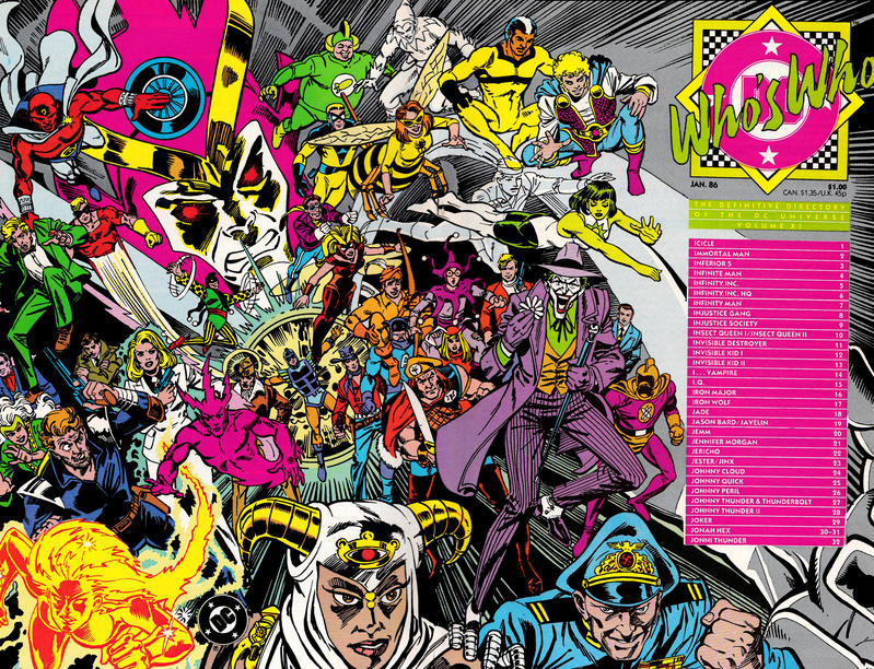 Who's Who: The Definitive Directory of the DC Universe 1985 #11 Direct ed. - 5.0 - $2.50