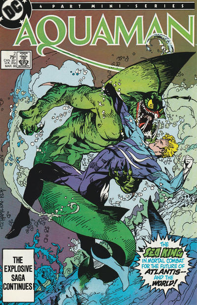 Aquaman 1986 #2 Direct ed. - back issue - $4.00