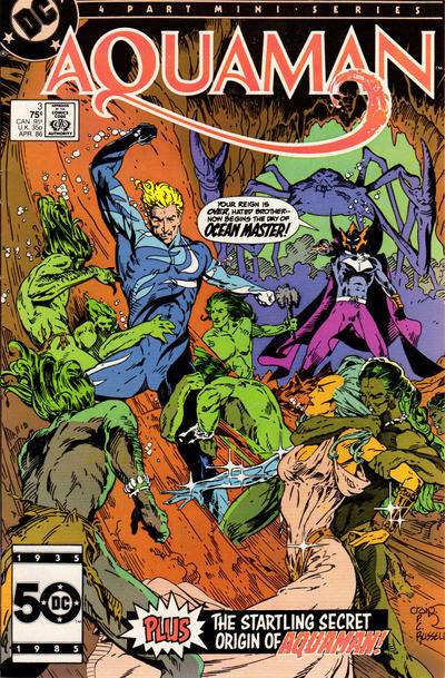 Aquaman 1986 #3 Direct ed. - back issue - $5.50