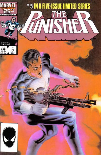 The Punisher 1986 #5 Direct ed. - 7.0 - $9.50