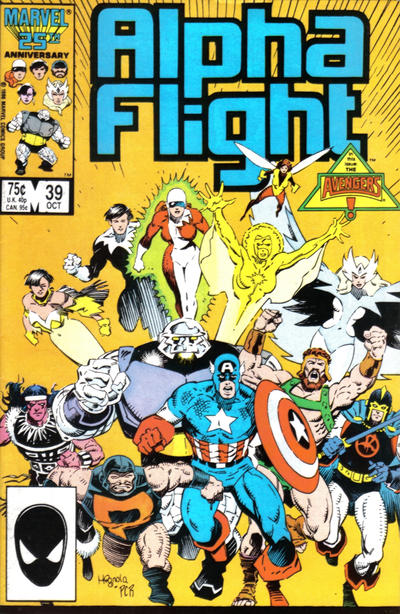 Alpha Flight 1983 #39 Direct ed. - back issue - $2.25