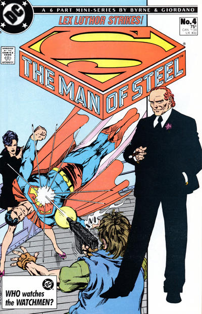The Man of Steel 1986 #4 Direct ed. - 4.5 - $3.50
