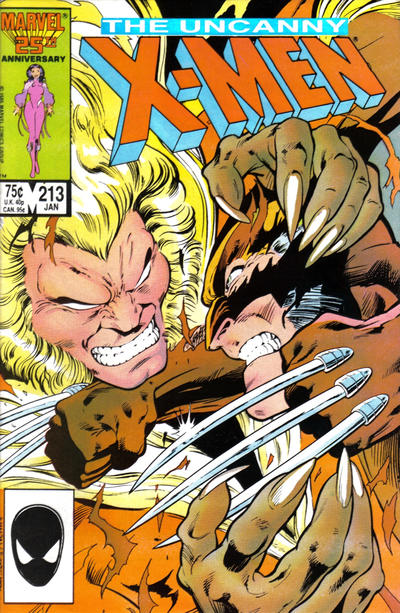 The Uncanny X-Men 1981 #213 Direct ed. - 3.5 - $5.25